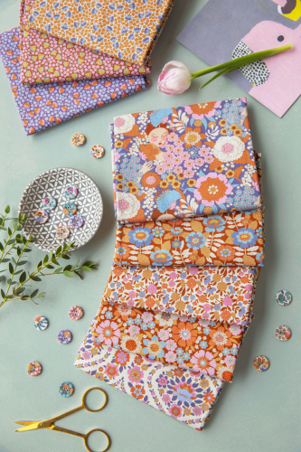 Tilda Patchwork Stoff Baumwolle - Wallflower - Thristle